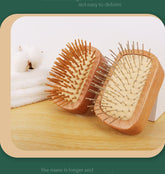 Singirking Air Cushion Comb (TT Comb), Massage Comb, Anti-Itch Comb, Portable Magic Comb, Anti-Static & Heat-Resistant Comb, Beech Solid Wood Comb