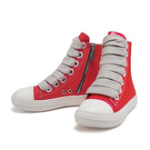 Men's Coarse Shoelaces, High Cut Thick Sole, Comfortable Board Shoes, Versatile, College Style, Casual Sports Shoes