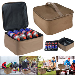 Gas Tank Canister Storage Bag Oxford Cloth Gas Stove Canister Pot Carry Bags Versatile Wear Resistant for Outdoor Camping Picnic