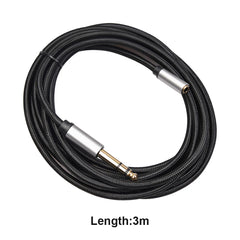 Headphone Player PC Extender Aux Cable 6.35mm Male to 3.5mm Female Audio Cable Lead Audio Video Cable Adapter Cable
