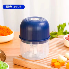 Portable garlic grinder, 260ML meat grinder, kitchen tool, onion chopper, ginger chili vegetable grinder, food mixer, blender