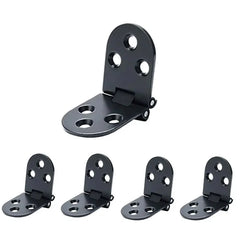 180° Zinc Alloy Folding Hinge - Gold/Silver/Black, Heavy-Duty for Doors/Cabinets/Furniture | Durable Hardware