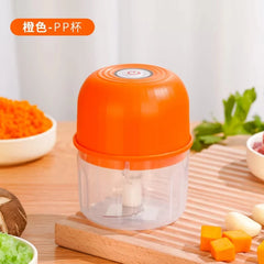 Portable garlic grinder, 260ML meat grinder, kitchen tool, onion chopper, ginger chili vegetable grinder, food mixer, blender
