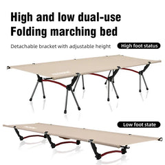 Camping Cot Folding Camping Bed Portable Outdoor Bed Comfortable Sleeping Cots for Adults & Kids Camping, Travel, RV