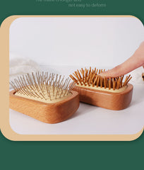 Singirking Air Cushion Comb (TT Comb), Massage Comb, Anti-Itch Comb, Portable Magic Comb, Anti-Static & Heat-Resistant Comb, Beech Solid Wood Comb