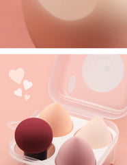 Non-Caking Makeup Sponge, Wholesale, Setting, Flocked, Cute, Authentic, Non-Absorbent, Dual-Use (Wet & Dry), Ultra-Soft, Boxed