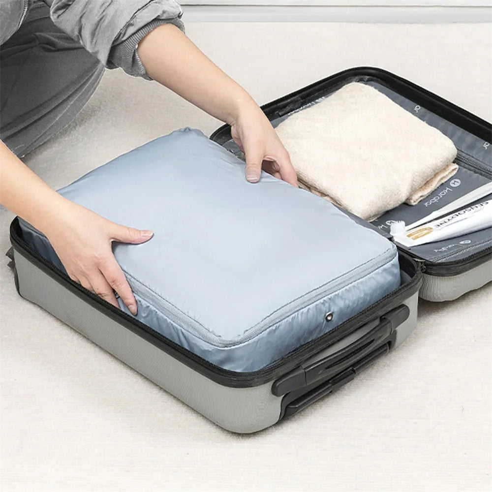 Autumn And Winter Compression Clothes Packing Bag Space Saving Quilts Bag Wardrobe Storage Luggage Down Jacket Cotton Organizer
