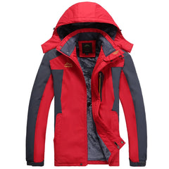 Men's Plush Warmth Fashion Jacket Autumn Winter Travel Sports  Comfortable Coat Outdoor Mountaineering Ski Breathable Outerwear