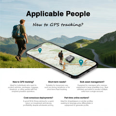 GPS TRACKER Best 4G Anti-Theft GPS Tracker for Car/Motorcycle - ‌Strong Magnetic Vehicle Locator with Paid APP Tracking/Security Protection