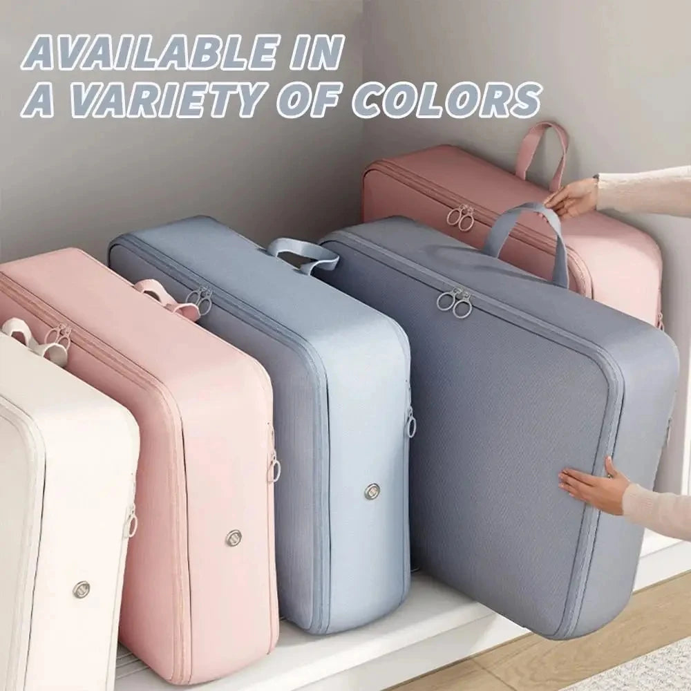 Autumn And Winter Compression Clothes Packing Bag Space Saving Quilts Bag Wardrobe Storage Luggage Down Jacket Cotton Organizer