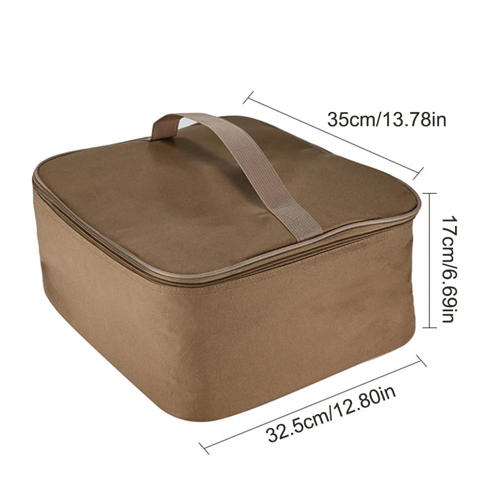 Gas Tank Canister Storage Bag Oxford Cloth Gas Stove Canister Pot Carry Bags Versatile Wear Resistant for Outdoor Camping Picnic