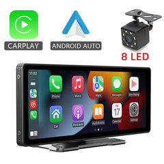10,26 "autospiegel radio multimedia videospeler universele draadloze Carplay Android auto-scherm met Bluetooth AUX USB