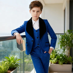 Boy Suits Formal Suit for Boy Costume Boys' white jacquard suit Flower Boys Formal Suit Kids Wedding suit Tuxedo