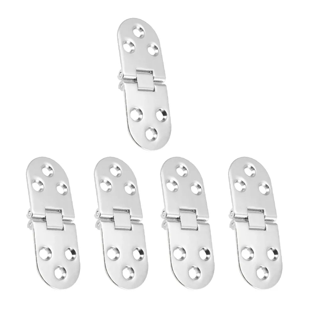 180° Zinc Alloy Folding Hinge - Gold/Silver/Black, Heavy-Duty for Doors/Cabinets/Furniture | Durable Hardware
