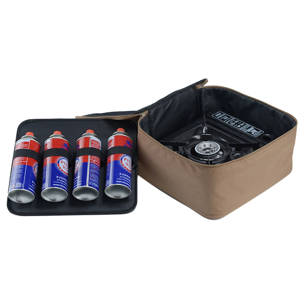 Gas Tank Canister Storage Bag Oxford Cloth Gas Stove Canister Pot Carry Bags Versatile Wear Resistant for Outdoor Camping Picnic