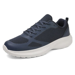 Men's Sneakers Breathable Mesh Walking Shoes Lace Up Summer Male Flats Comfortable Man Casual Footwear Lightweight Shoes 39-46