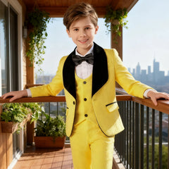 Boy Suits Formal Suit for Boy Costume Boys' white jacquard suit Flower Boys Formal Suit Kids Wedding suit Tuxedo